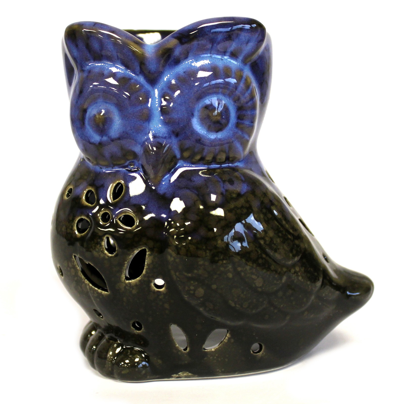Classic Rustic Oil Burner - Owl Side-on (assorted) - Image 4