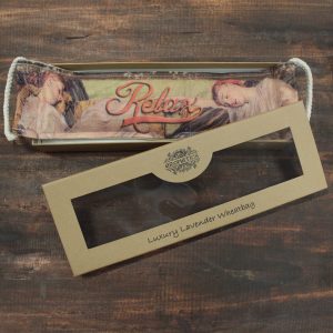 Luxury Lavender Wheat Bag in Gift Box  – Sleeping RELAX