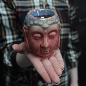 Buddha Oil Burner – Rose & Teal