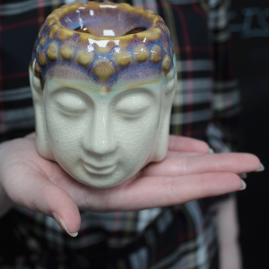 Buddha Oil Burner – Ivory & Mint