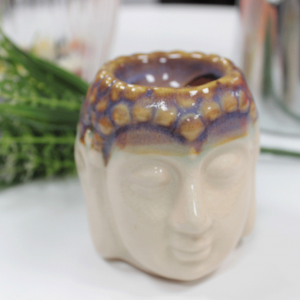 Buddha Oil Burner – Ivory & Mint