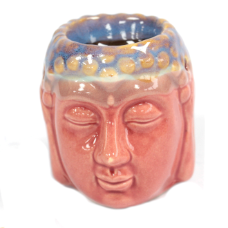 Buddha Oil Burner - Rose & Teal - Image 3