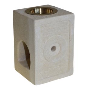 Stone Oil Burner – Square Moorish