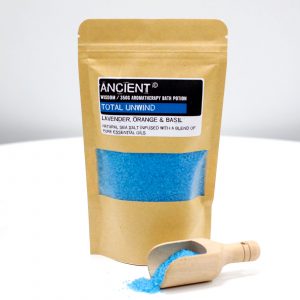 Aromatherapy Bath Potion in Kraft Bag 350g – Total Unwind