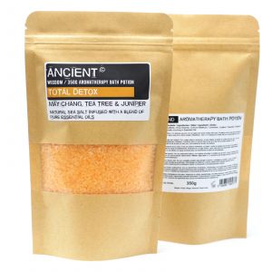 Aromatherapy Bath Potion in Kraft Bag 350g – Total Detox