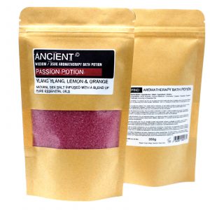 Aromatherapy Bath Potion in Kraft Bag 350g – Passion