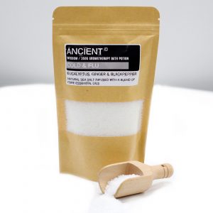 Aromatherapy Bath Potion in Kraft Bag 350g – Colds & Flu