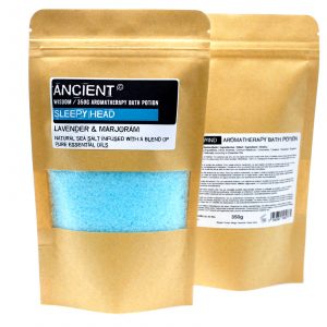 Aromatherapy Bath Potion in Kraft Bag 350g – Sleepy Head