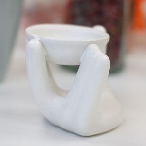 Helping Hand Oil Burner  – White