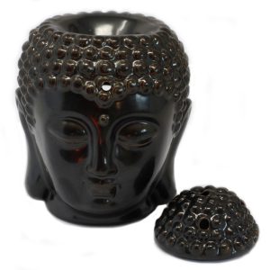 Buddah Head Oil Burner – Dark Brown