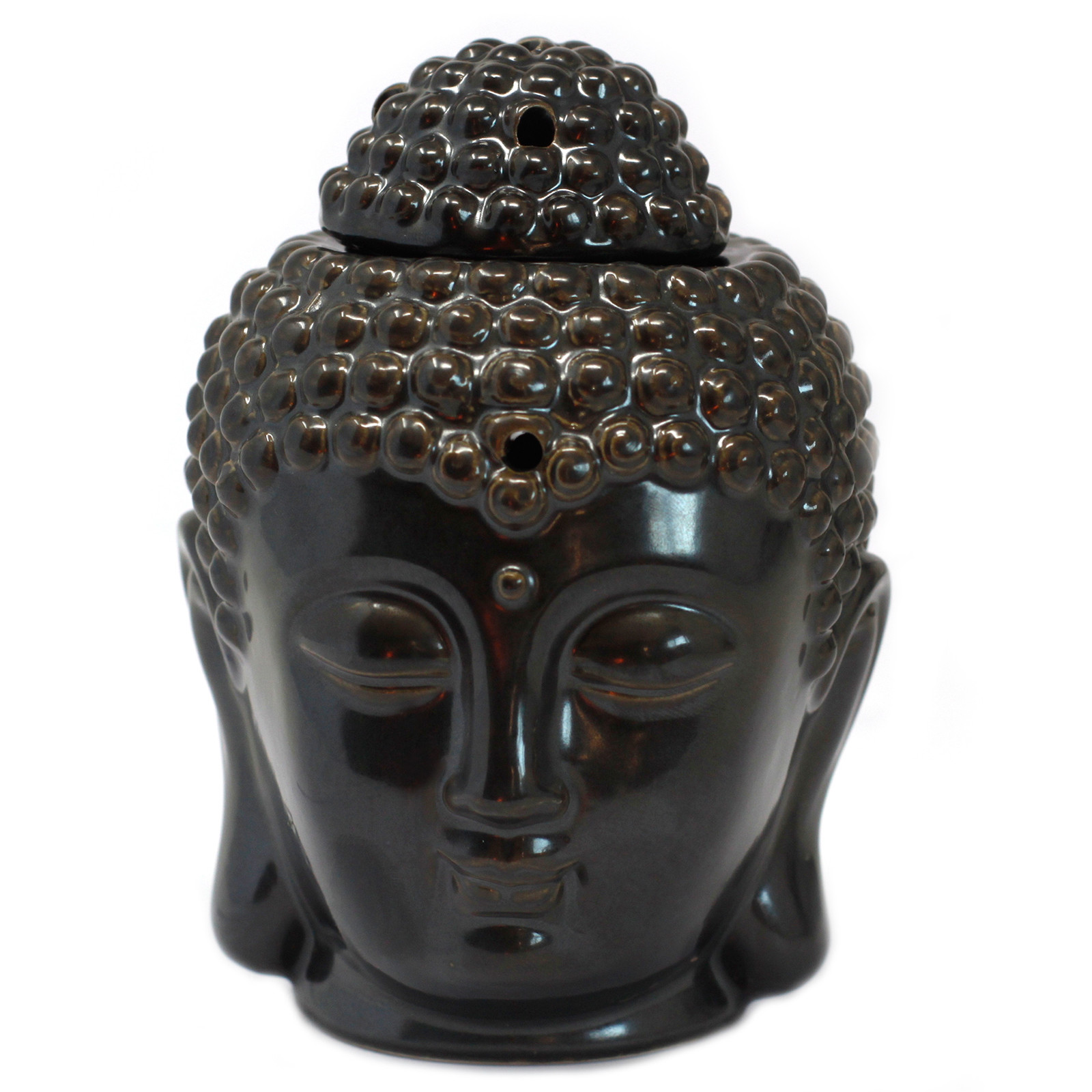 Buddah Head Oil Burner - Dark Brown - Image 3