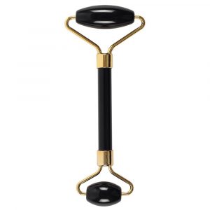 Gemstone Face Roller – Black Obsidian