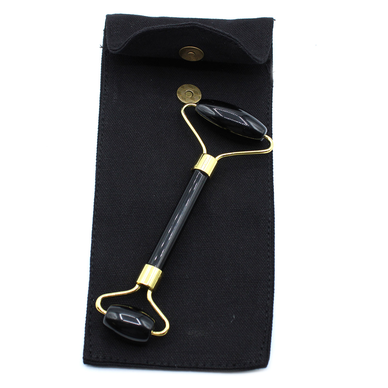 Gemstone Face Roller - Black Obsidian - Image 2