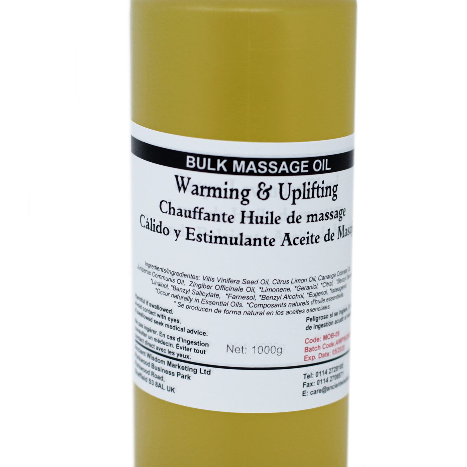 Warm and Uplifting 1Kg Massage Oil - Image 2