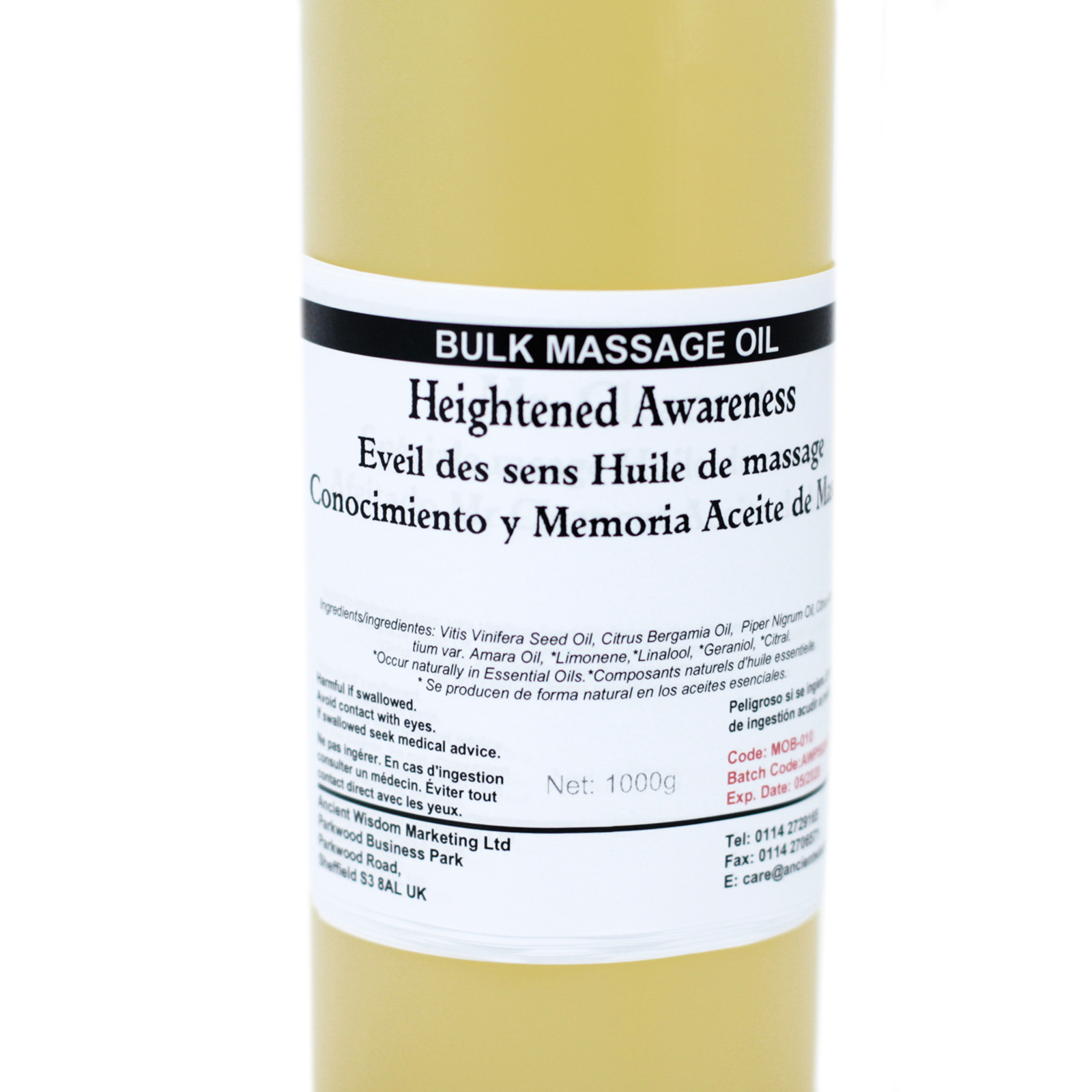 Heighten Awareness 1Kg Massage Oil - Image 2