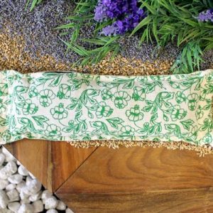 Natural Cotton Wheat Bags – Green