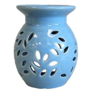 Floral Oil Burner – Blue
