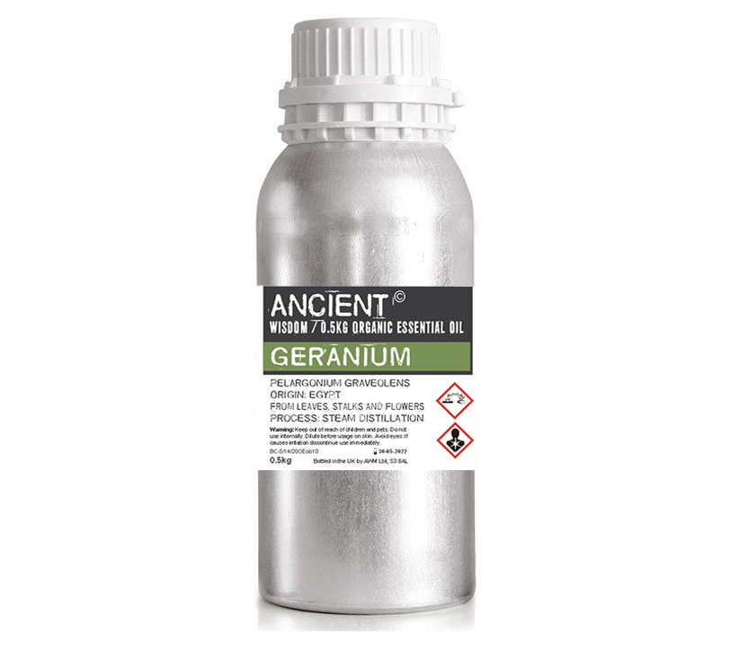 Geranium Organic Essential Oil 0.5kg