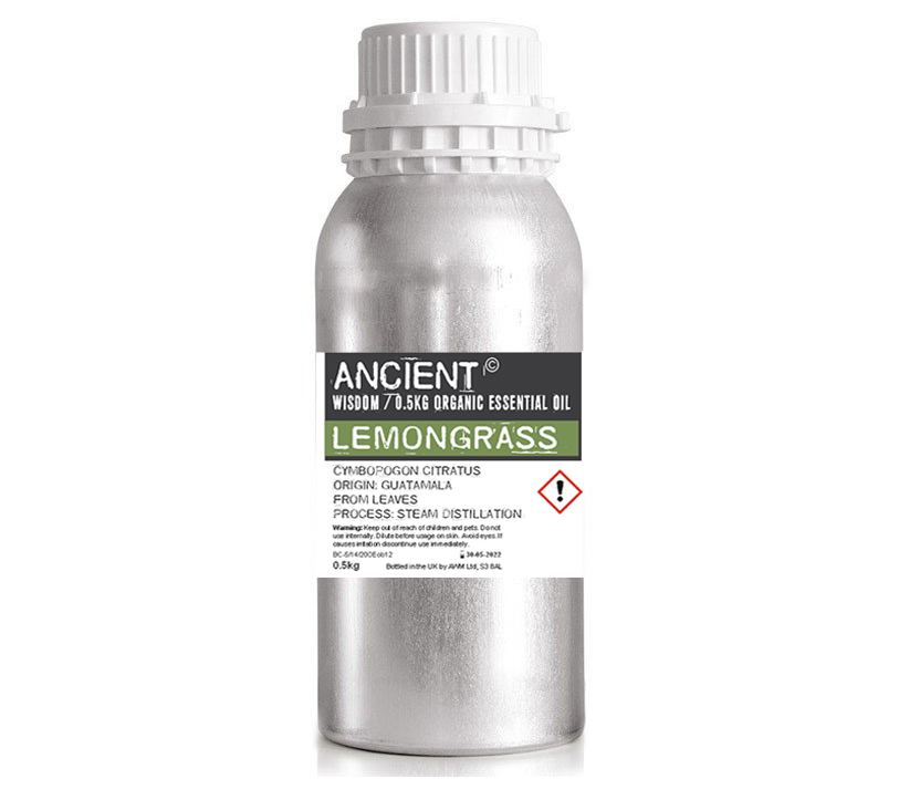 Lemongrass Organic Essential Oil 0.5kg