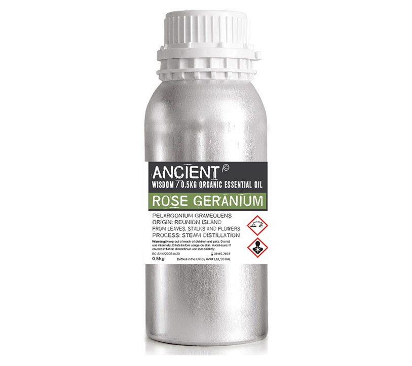 Rose Geranium Organic Essential Oil 0.5kg