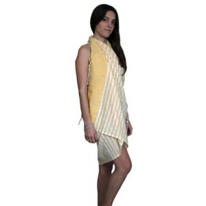 Cotton Pareo Throw – 100×180 cm – Sunny Yellow