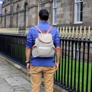Traveller Backpacks – 3 Pocket Olive Stripe