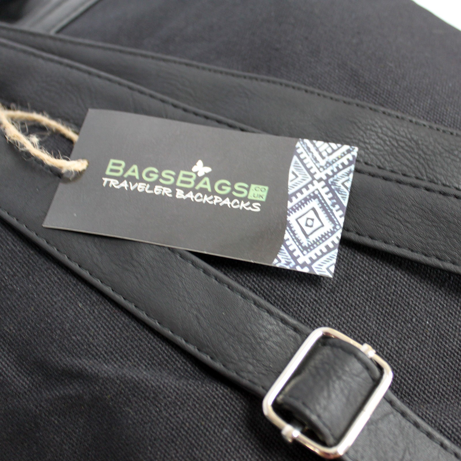 Traveller Backpacks - 2 Pocket Black Swallows - Image 2