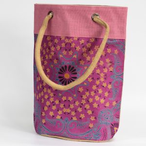 Barrel Shopping Bag 38x37cm Pink A (asst)