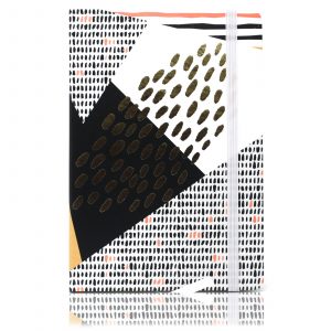 Cool A5 Notebook – Assorted Designs – Golden Abstract