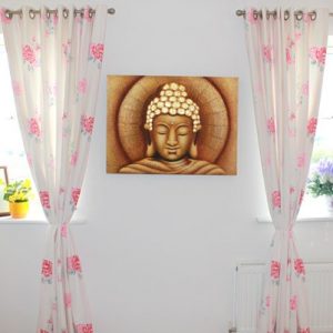 Sun Buddha Golden  60x80cm