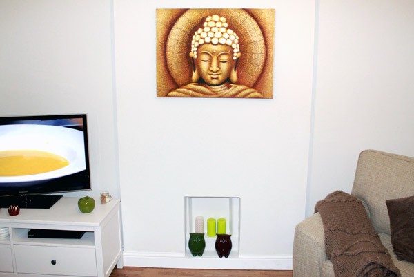 Sun Buddha Golden 60x80cm - Image 3