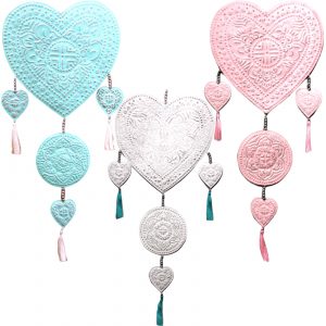 Aluminium Mobile – Hearts (assorted colors)