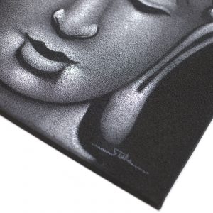 Buddha Painting – Grey Sand Finish