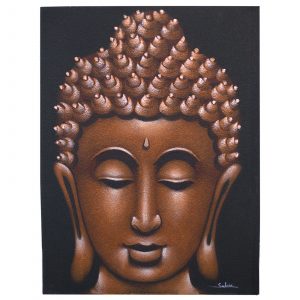 Buddha Painting – Copper Sand Finish