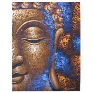Buddha Painting – Copper Face