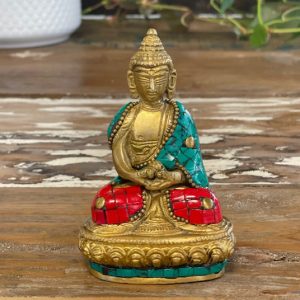 Brass Buddha Figure – Blessing – 7.5cm