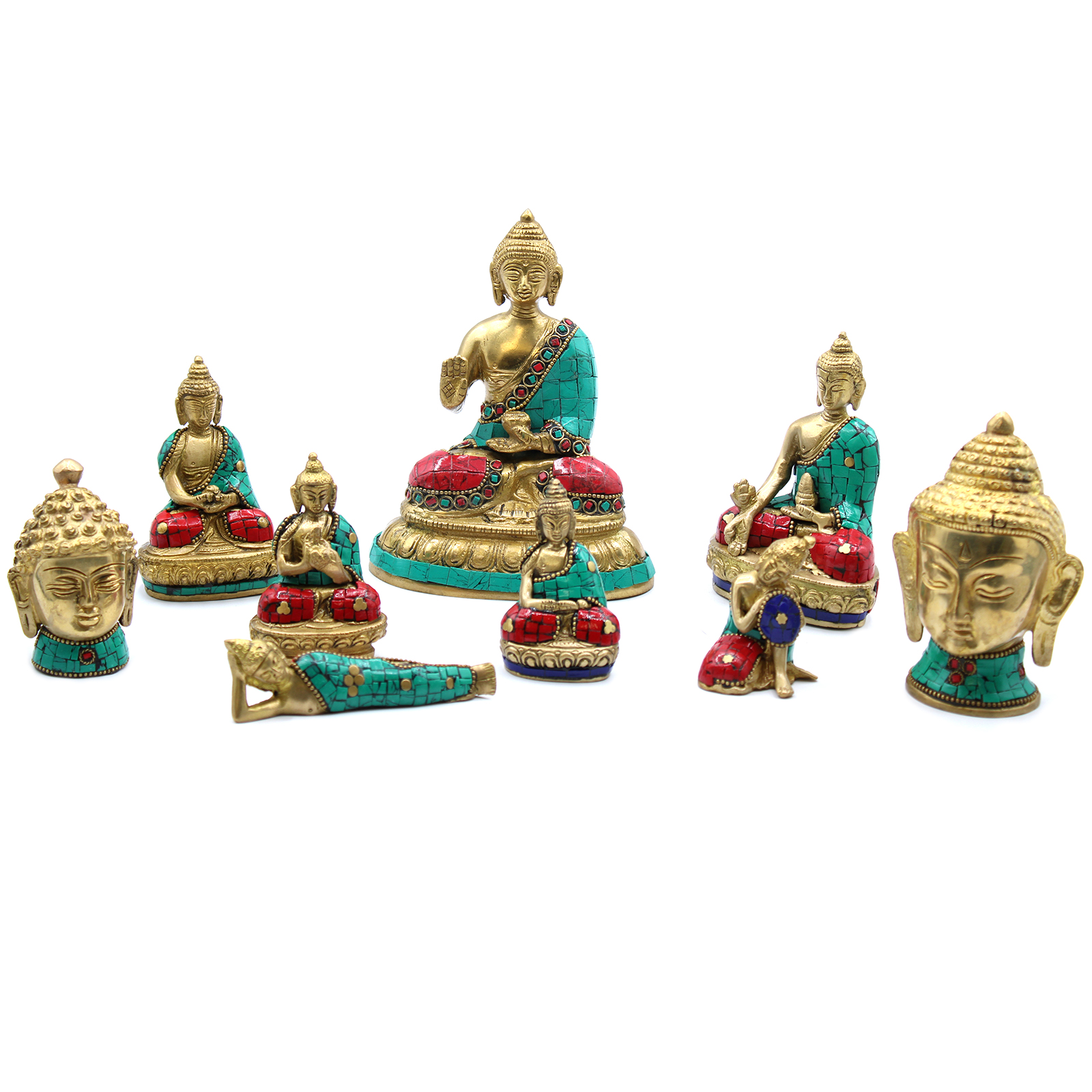 Brass Buddha Figure - Hands Up - 7.5 cm - Image 4