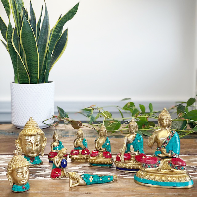 Brass Buddha Figure - Hands Up - 7.5 cm - Image 5