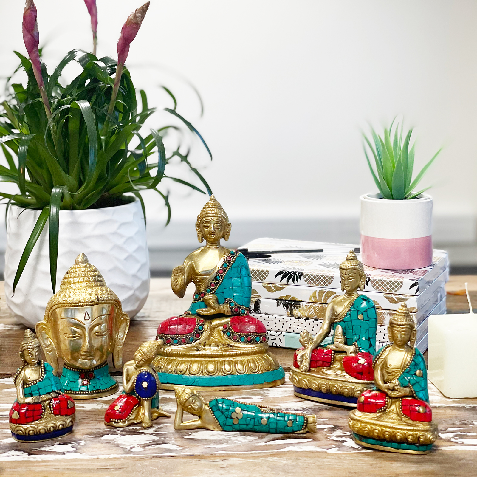 Brass Buddha Figure - Hands Up - 7.5 cm - Image 6