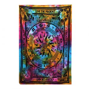 Single Cotton Bedspread + Wall Hanging –  Cycle of Ages
