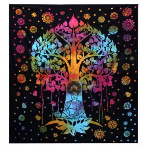 Double Cotton Bedspread + Wall Hanging – Bodhi Tree