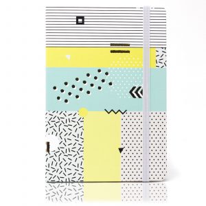Cool A5 Notebook – Assorted Designs – Golden Abstract