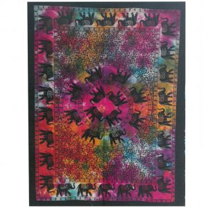 Cotton Wall Art – Elephant Mandala