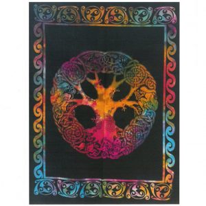 Cotton Wall Art – Tree with Adam & Eve