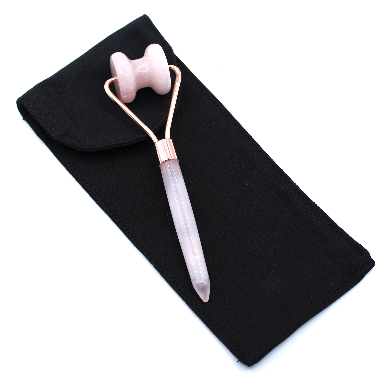 Gemstone Jawline Roller - Rose Quartz - Image 2