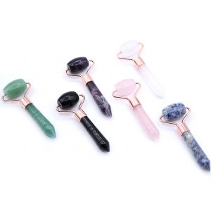 Gemstone Mini Roller – Black Obsidian