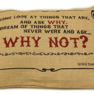 Washed Jute Cover 38x25cm – Why Not?