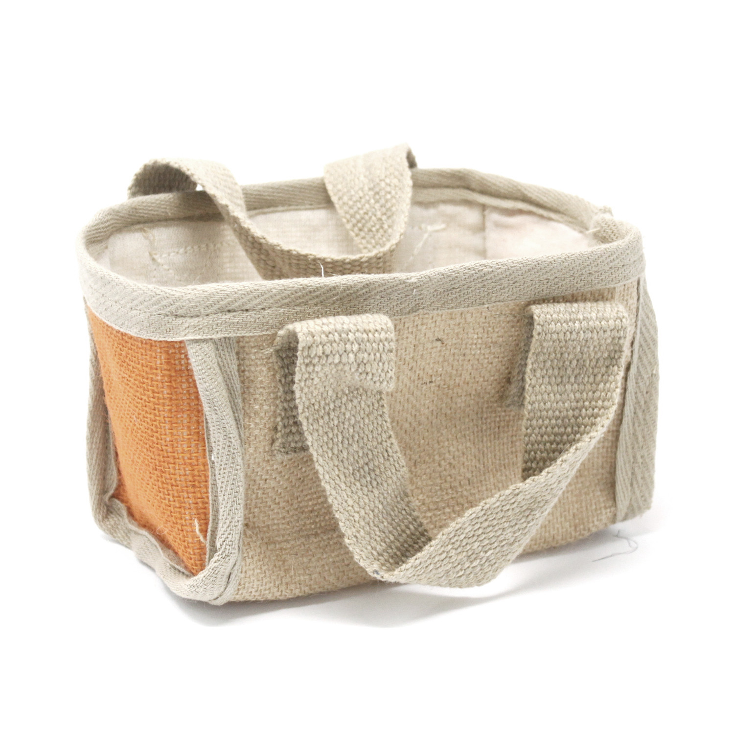 Mini Shopping Basket - 16x10x12cm - Turmeric - Image 3