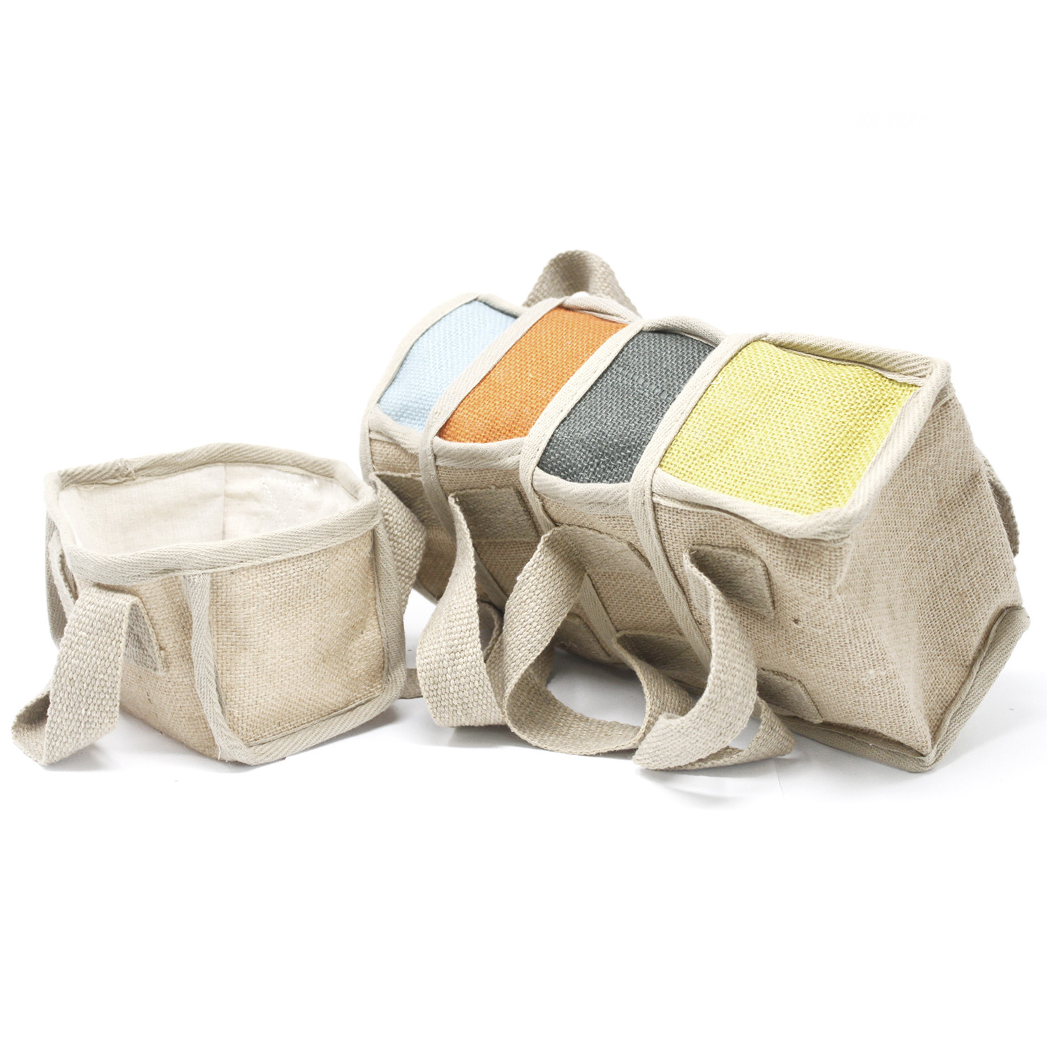 Mini Shopping Basket - 16x10x12cm - Turmeric - Image 4