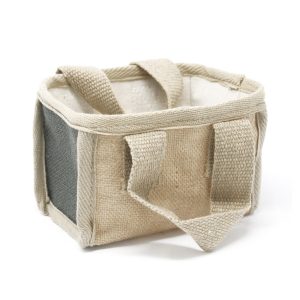 Mini Shopping Basket – 16x10x12cm – Charcoal